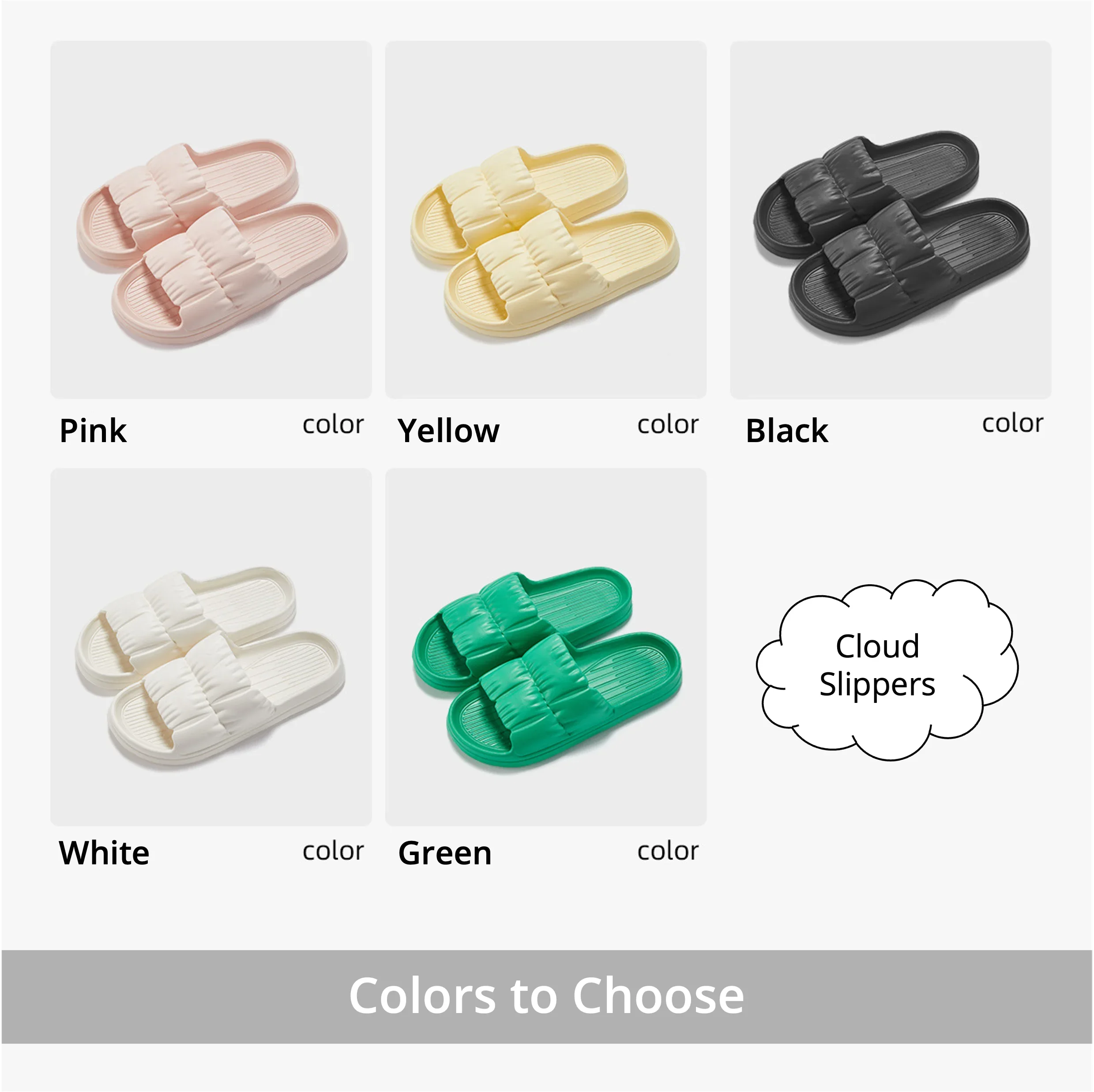 Soft Bottom Slippers for Women Home Bathroom Home Bath Non-slip Couple Summer Sandals for Men Summer Beach Wear Comfortable