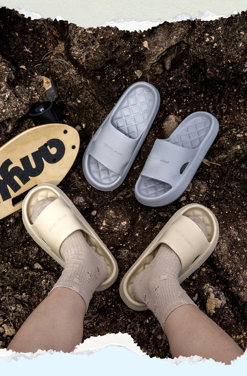 Slippers For Men thick-soled Comfortable Home anti-slip Cool Slippers For Women